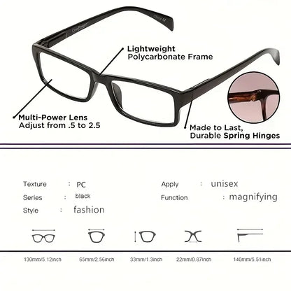 Effortless Clarity: Auto-Adjusting Multifocal Glasses