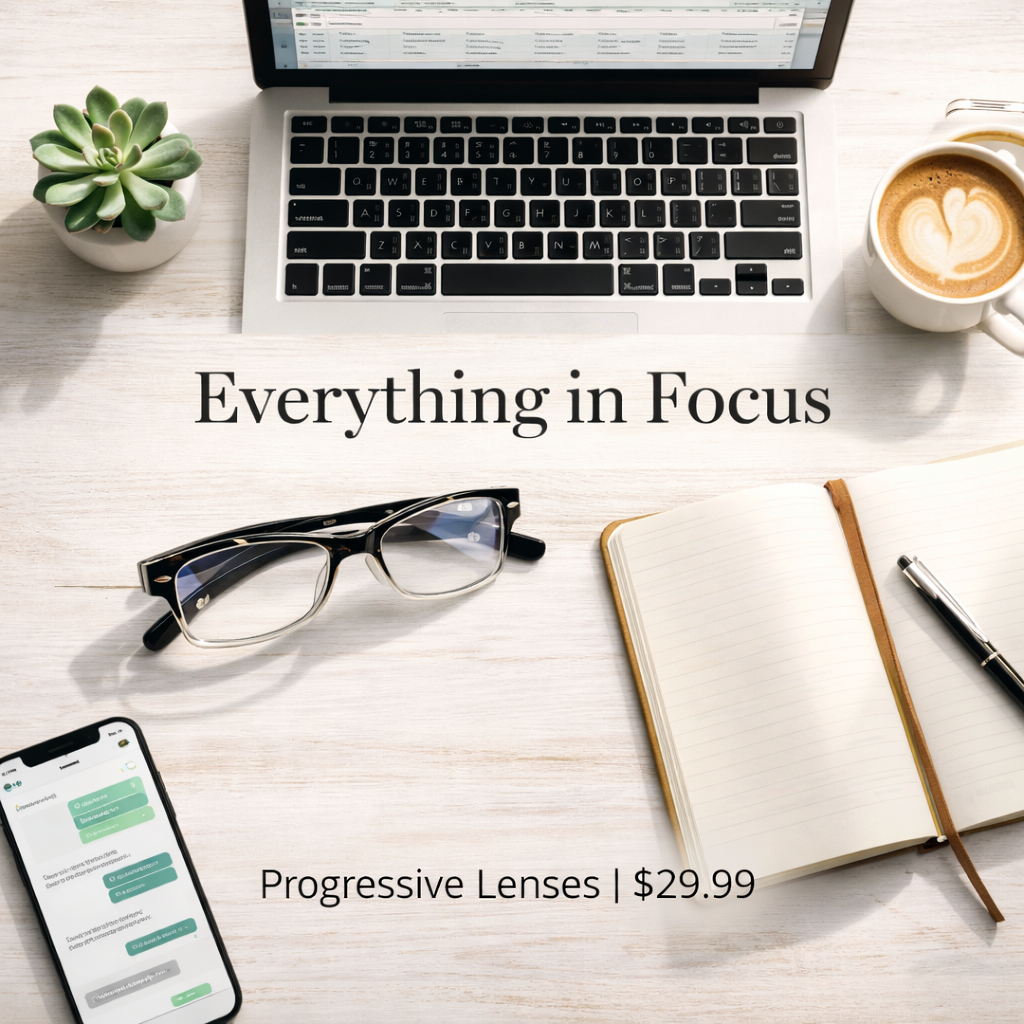 Effortless Clarity: Auto-Adjusting Multifocal Glasses